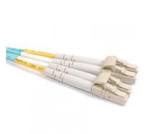 FIB Fiber Optic Patch Cable, LC PC to LC PC, 1 meter, 1.6mm Duplex MM ClearCurveOM4 Fiber  FIB Fiber Optic Patch Cable, LC PC to LC PC, 1 meter, 1.6mm Duplex MM ClearCurveOM4 Fiber