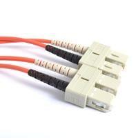 FIB Fiber Optic Patch Cable, SC PC to SC PC, 1 meter, 3mm Duplex MM Infinicor 300 Fiber
