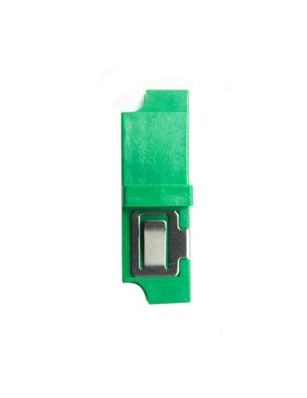 FIB LC Quad Adapter SC Footprint Green Zir Flange